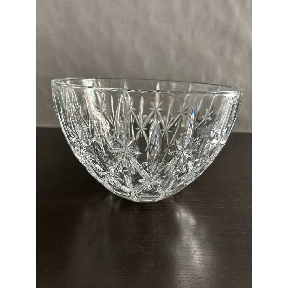 Marquis by Waterford Sparkle 9' Crystal Bowl Cut Glass Decorative Centerpiece